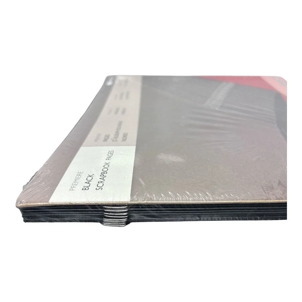 Creative Memories 12x12 Page Protectors & Black Scrapbook Pages